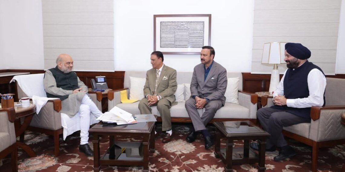 NC MPs call upon Home Minister Amit Shah, submit memorandum