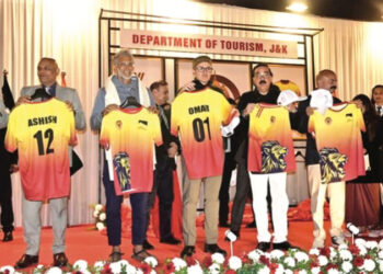 CM Omar unveils Jammu Marathon logo