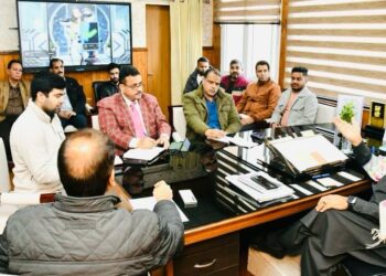 Rana chairs review meeting to address drinking water issues in Jammu city