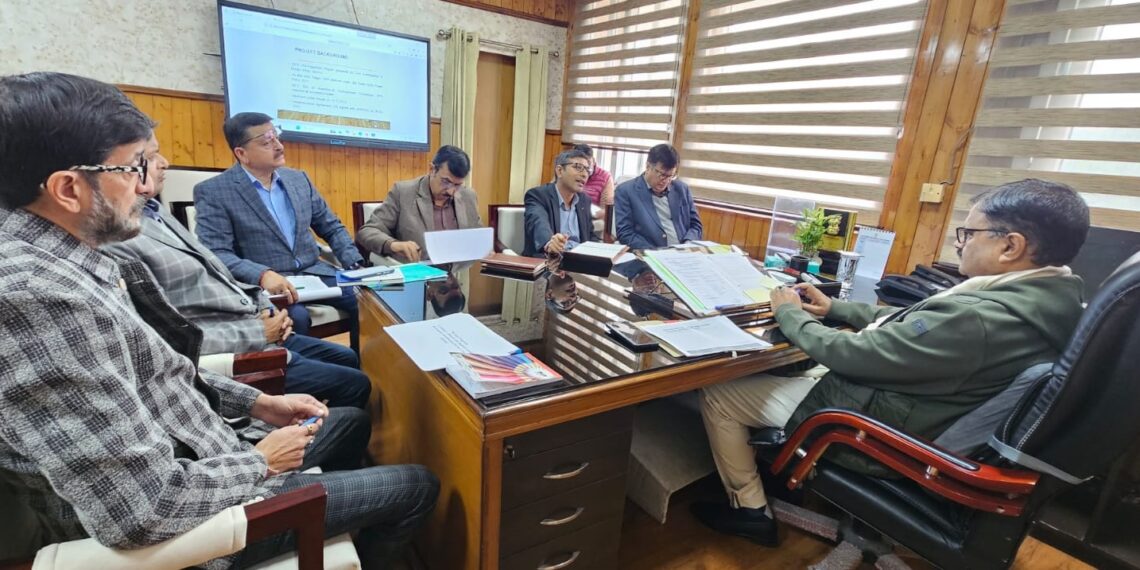 Rana reviews power, irrigation & hydropower projects in Pir Panjal region
