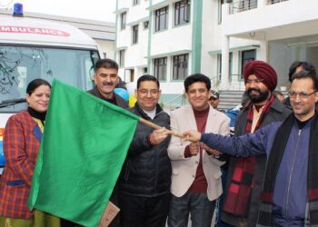 SDH Bhaderwah gets Patient Transport Ambulance