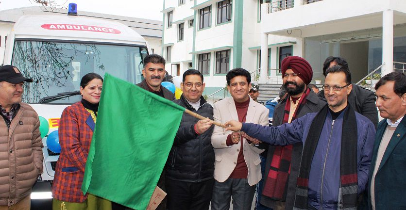 SDH Bhaderwah gets Patient Transport Ambulance
