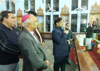 Minister Satish Sharma joins Christmas celebrations in Jammu
