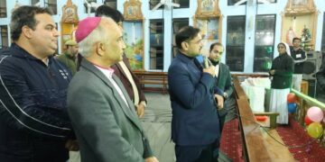 Minister Satish Sharma joins Christmas celebrations in Jammu