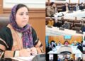 Sakeena Itoo reviews cleanliness, sanitation in Kashmir health facilities