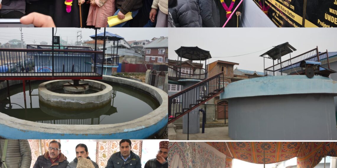 Speaker  LA inaugurates Rs 20 Cr water supply schemes in Charar-e-Sharief