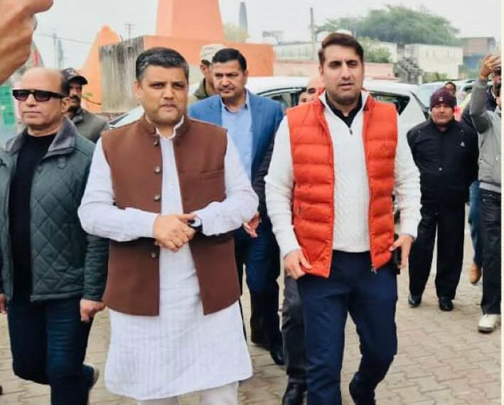 Secretary RDD inspects development works in Marh Block