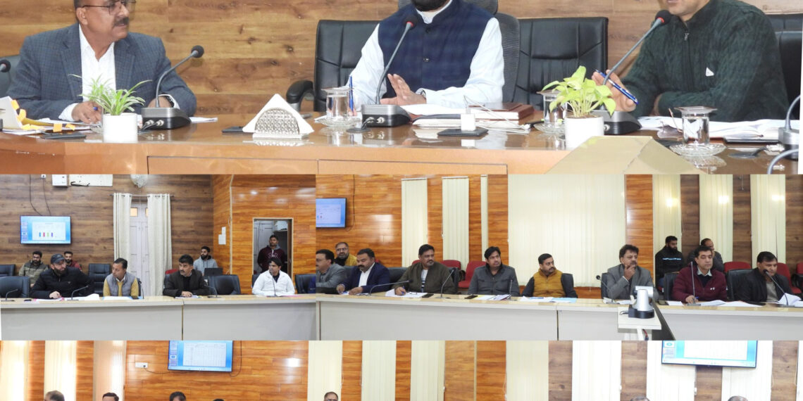 DC Doda reviews development works under District Capex Plan