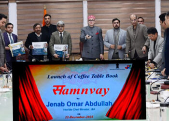 CM Omar releases coffee-table book ‘Samnvay’