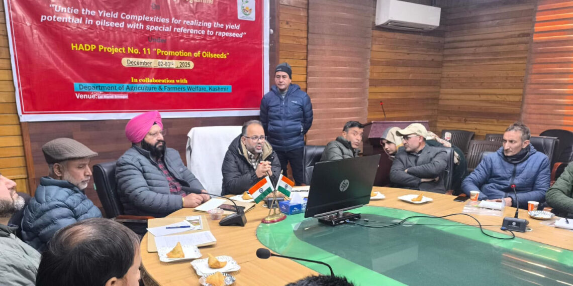 Director Agriculture Kashmir inaugurates 2-day capacity-building programme at Lalmandi