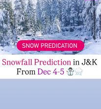 Sub-Zero chill grips J&K : Met predicts light snow at isolated areas on Dec 4‑5