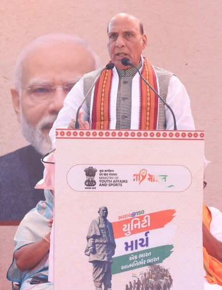 Rajnath compares India’s anti-terror action to Sardar Patel’s ‘iron will’