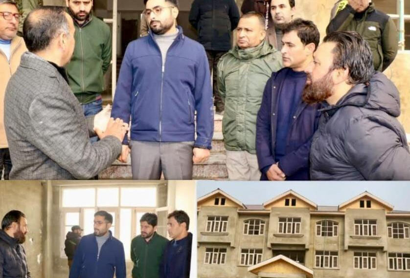 DC Srinagar inspects progress on hostel for wards of Ex-Servicemen, Martyrs