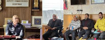 DC Kishtwar reviews heritage restoration projects