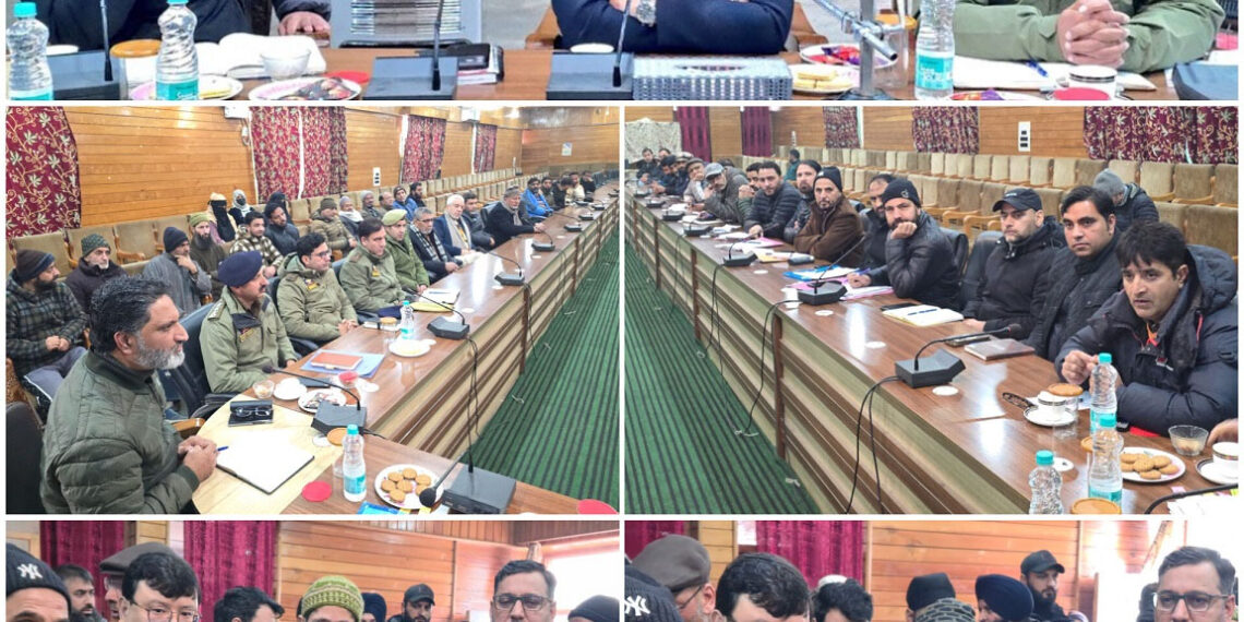 DC Baramulla reviews civic issues in Sopore