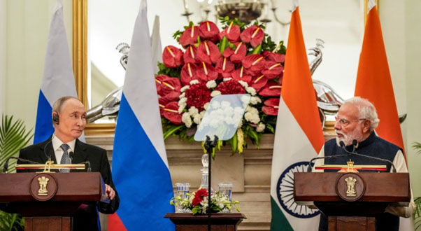 === India-Russia Summit-Level Talks === Whether Pahalgam or Crocus, roots are same: PM Modi