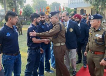DGP Prabhat, officers honour deaf cricketers, Para Judo medallists