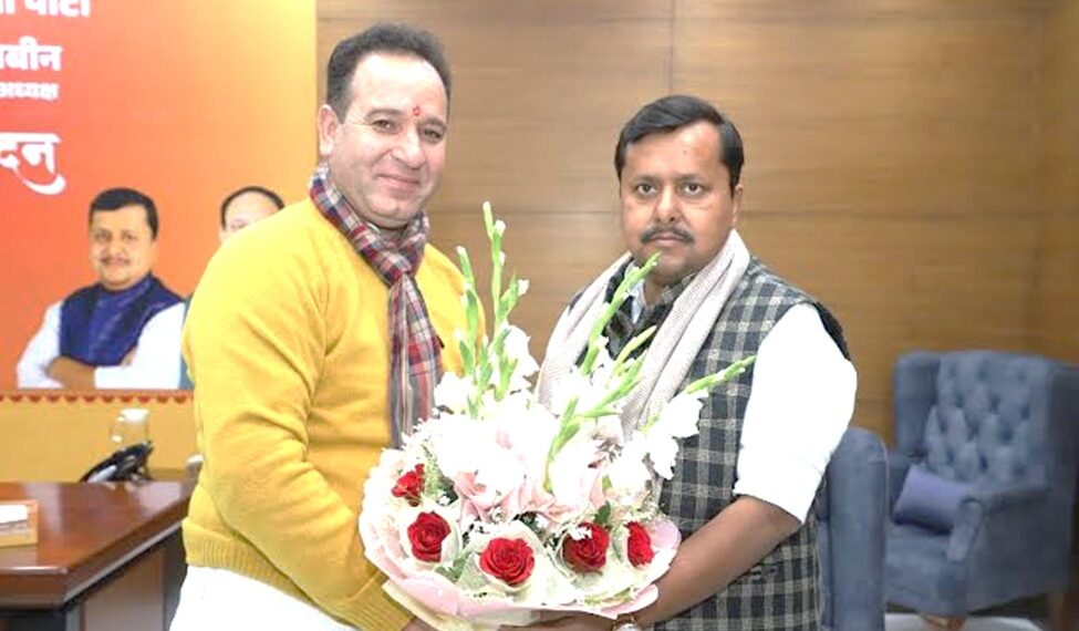 LoP Sharma meets Nitin Nabin