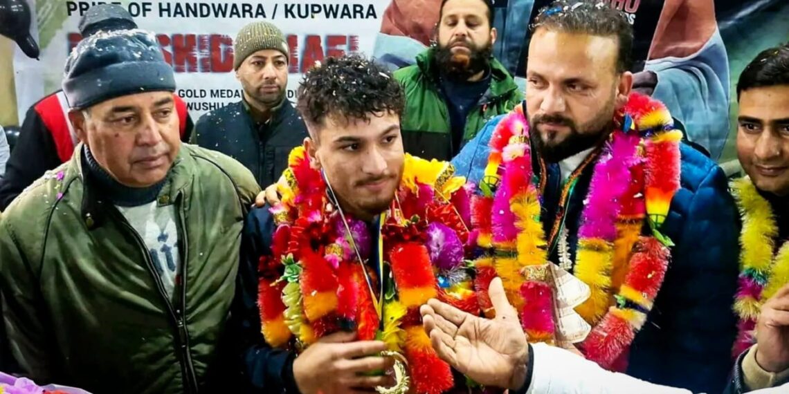 Kupwara’s Rashid Shafi strikes gold in Sweden