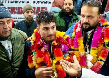 Kupwara’s Rashid Shafi strikes gold in Sweden