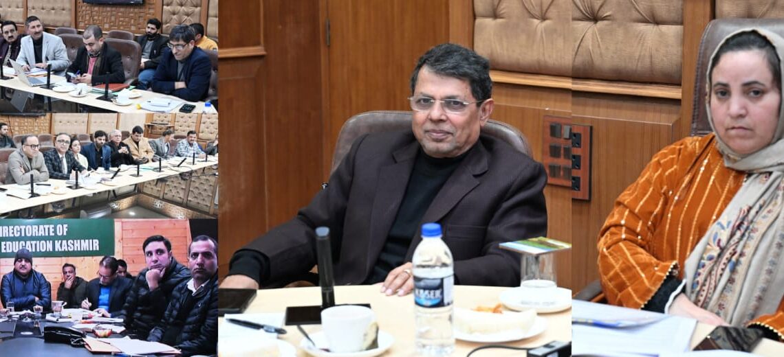 Sakeena Itoo reviews education issues with Pvt schools, parents