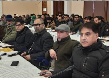 Javid Ahmad Dar reviews RDD Kashmir performance, lauds record MGNREGA gains