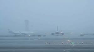 Fog grounds flights