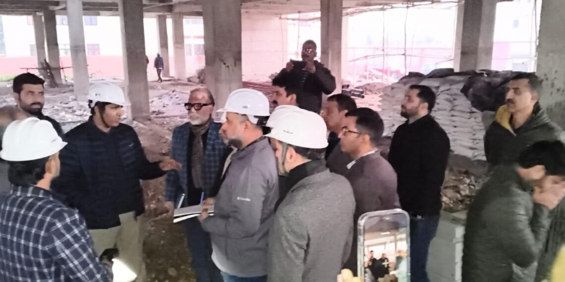 MD NHM reviews critical care block at GMC Kathua