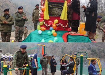 CRPF inaugurates Chenab Open Air Gym in Ramban