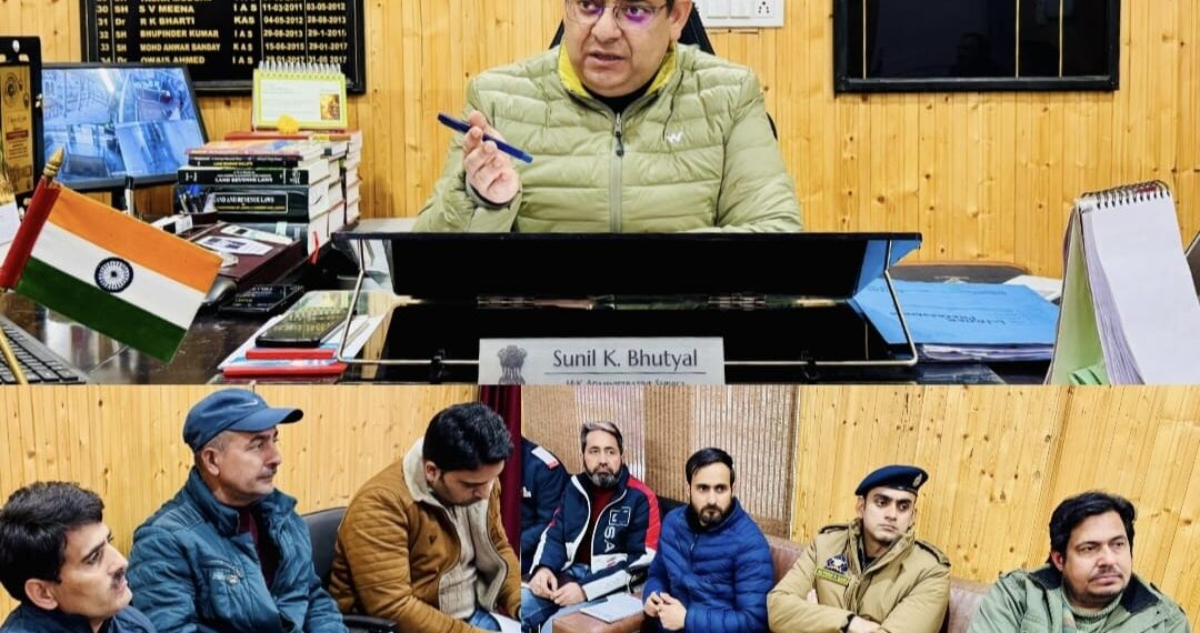 ADC reviews winter preparedness in the Sub-Division Bhaderwah