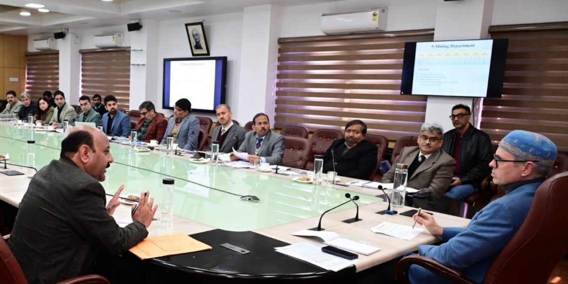 CM Omar chairs pre-budget consultations with key depts