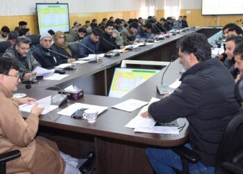 DDC Baramulla reviews works under District Capex Budget 2025-26