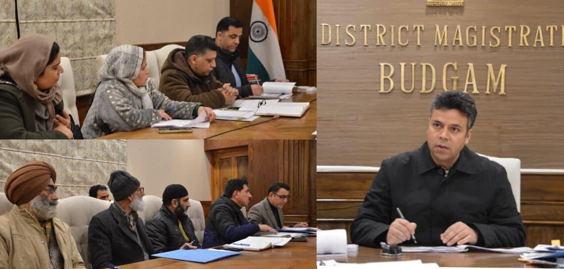 DC Budgam reviews Mission YUVA progress, stresses faster sanctions, subsidies