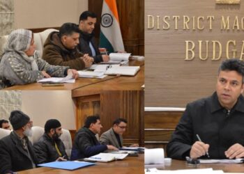 DC Budgam reviews Mission YUVA progress, stresses faster sanctions, subsidies