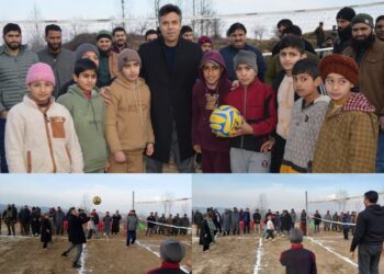 DC Budgam inspects playfield development works in Khag