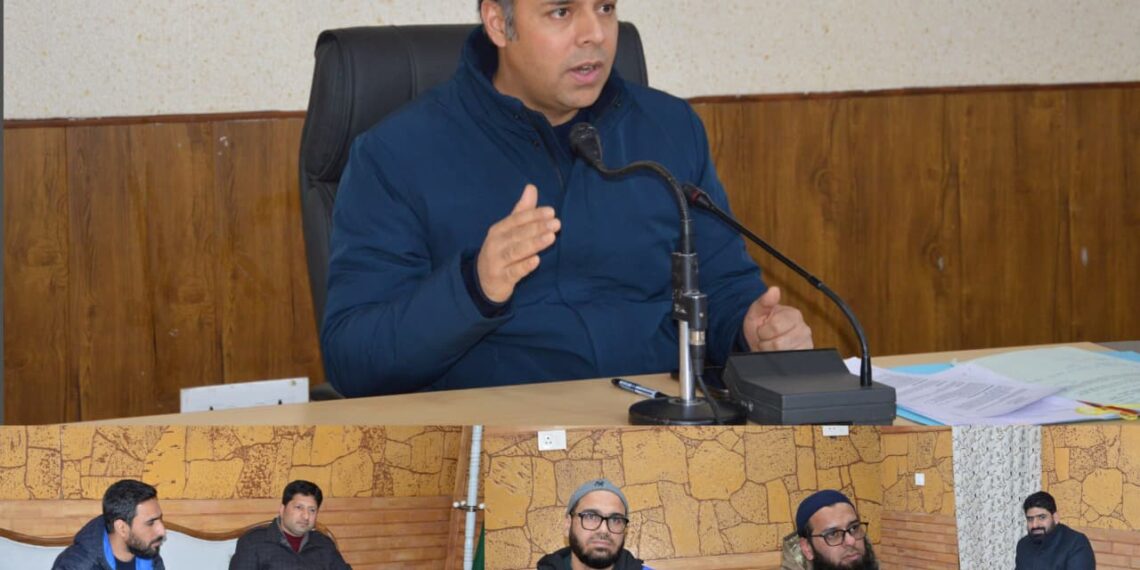 DC Budgam reviews digitisation of revenue records