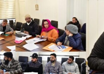 DC Ganderbal chairs district level committee meeting