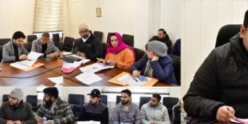 DC Ganderbal chairs district level committee meeting