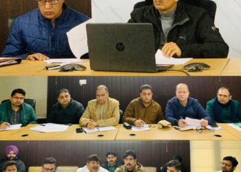 DC Kathua reviews progress under ‘Catch the Rain’ campaign