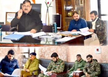 DC Poonch reviews SRO-43 cases at district-level committee meeting
