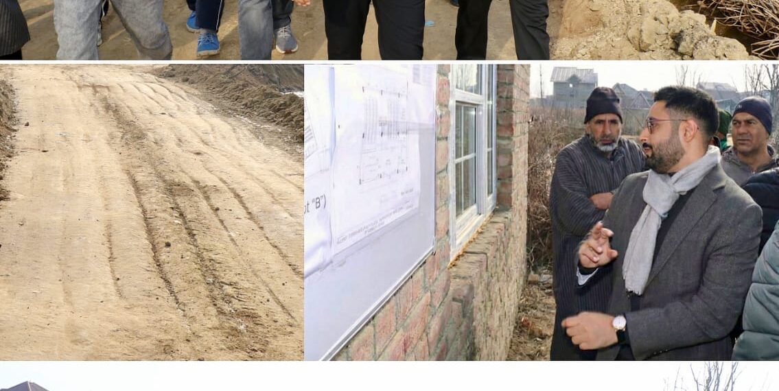 DC Srinagar inspects new GMS Gangbug building