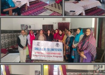 DLSA Reasi holds Legal Awareness Programmes on public welfare issues