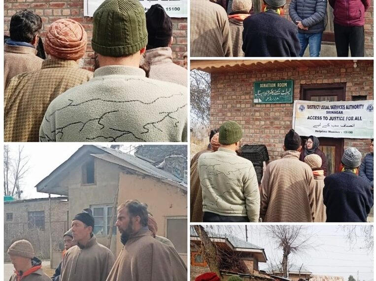 “Bal Vivah Mukt Bharat : DLSA Srinagar organises child marriage awareness programme