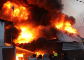 Blaze guts commercial units in Barzulla