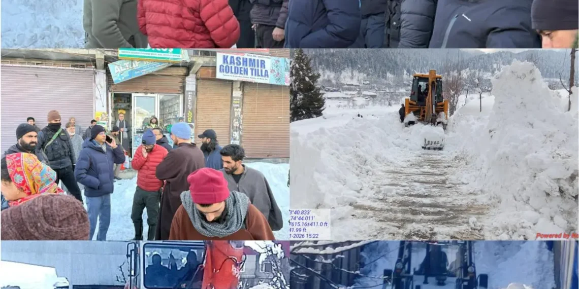 Shopian Admin launches massive snow clearance