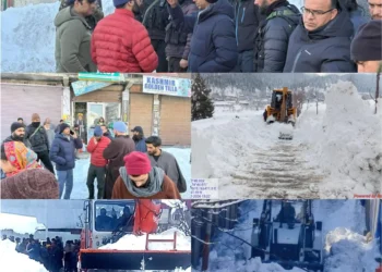 Shopian Admin launches massive snow clearance