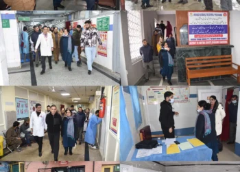 Principal GMC Srinagar reviews hospital preparedness amid adverse weather