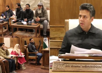 DC Budgam reviews progress of social security, financial inclusion schemes