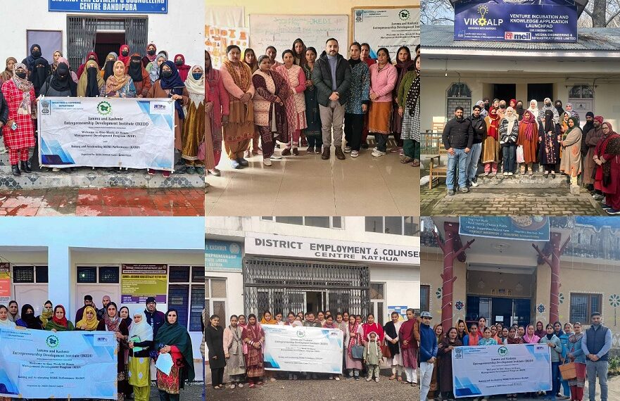 JKEDI concludes MDPs in 9 districts, trains 208 entrepreneurs