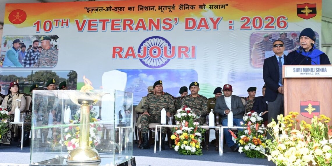 === 10th Armed Forces Veterans Day ===  Ex-servicemen not stories of past but living role models: LG Sinha
